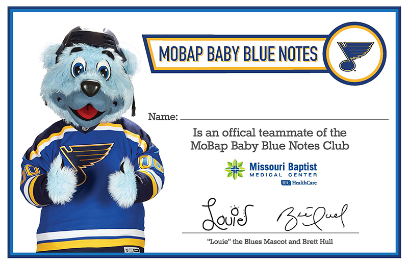 MoBap Baby Blue Notes membership certificate