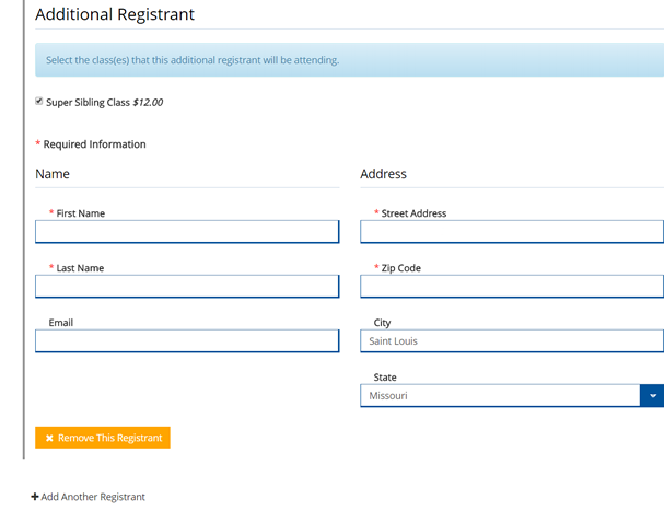 Add registrant sample
